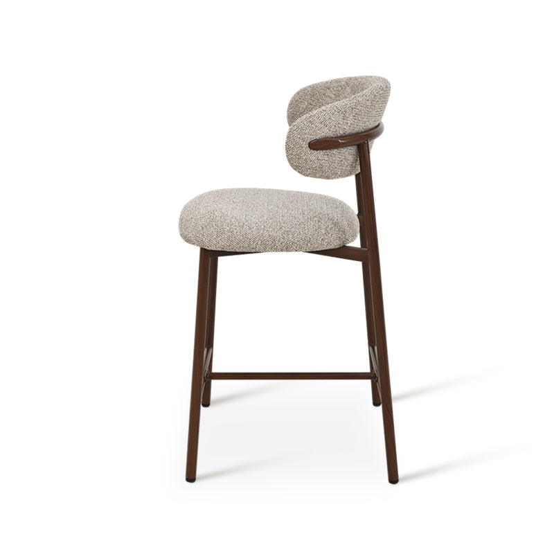 Sgabelli Zahra S [set di 2] [Avena] [tessuto di lino] [65 cm] [⌀ 2.5 cm]