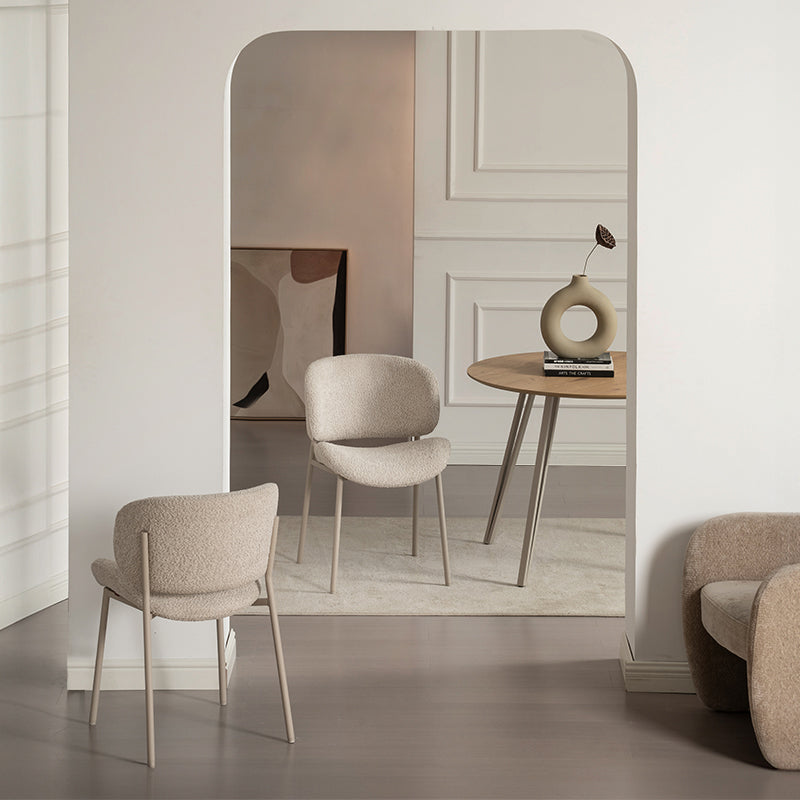 Sedie da pranzo Hadley [set di 2] [tessuto bouclé]