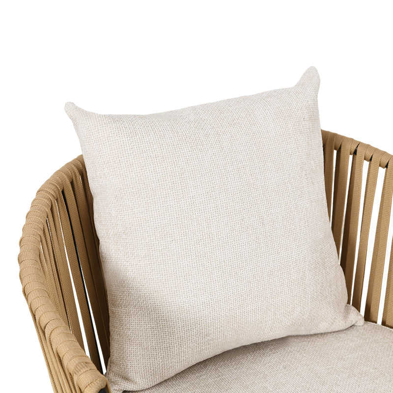 Sedia da pranzo Louisa [Set da 1] [Tessuto in lino]