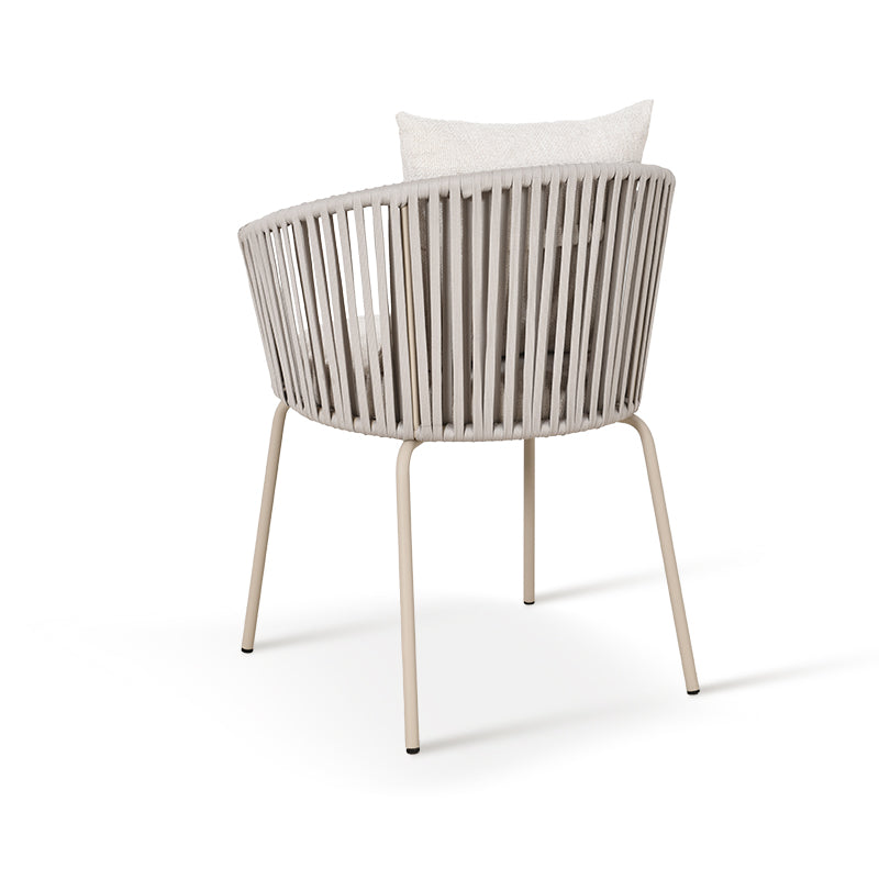 Sedia da pranzo Louisa [Set da 1] [Tessuto in lino]