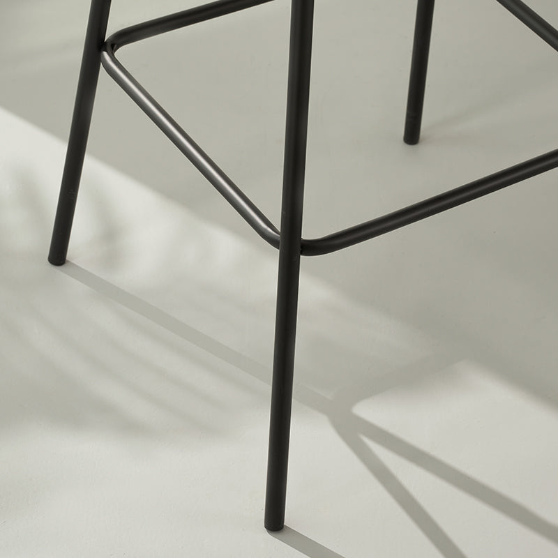 Sgabello da bar Louisa [Set da 2] [Tessuto in lino] [65 cm]