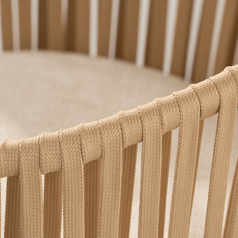 Sgabello da bar Louisa [Set da 2] [Tessuto in lino] [65 cm]