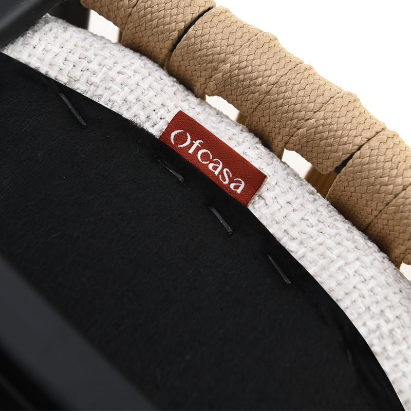 Sedia da pranzo Louisa [Set da 1] [Tessuto in lino]