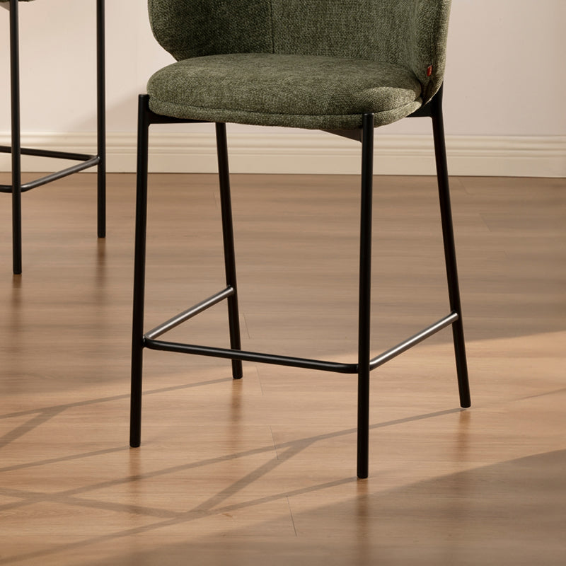 Sgabelli da bar Bard [Set da 1] [Tessuto effetto lino] [65 cm]