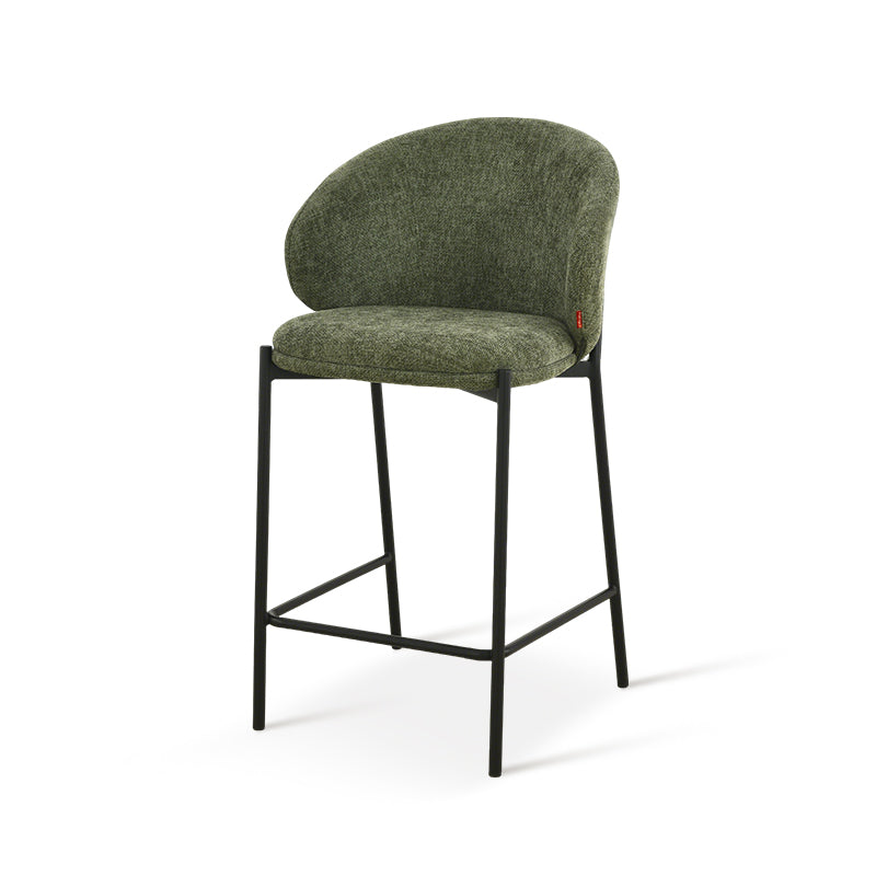 Sgabelli da bar Bard [Set da 1] [Tessuto effetto lino] [65 cm]