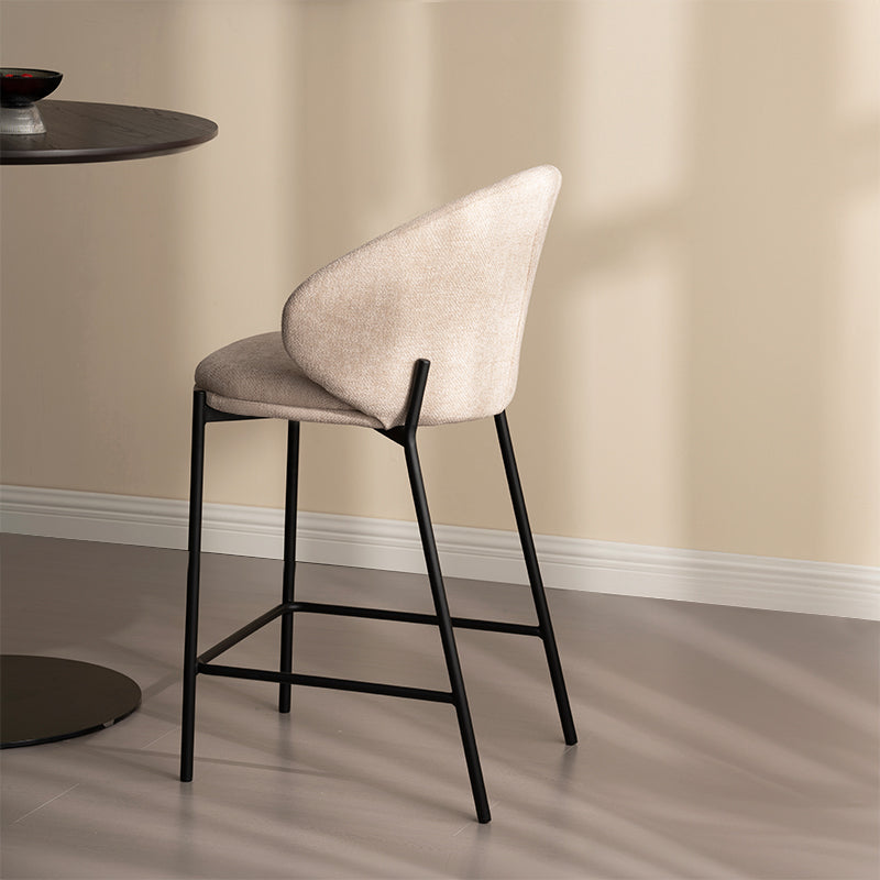 Sgabelli da bar Bard [Set da 1] [Tessuto in lino] [65 cm]