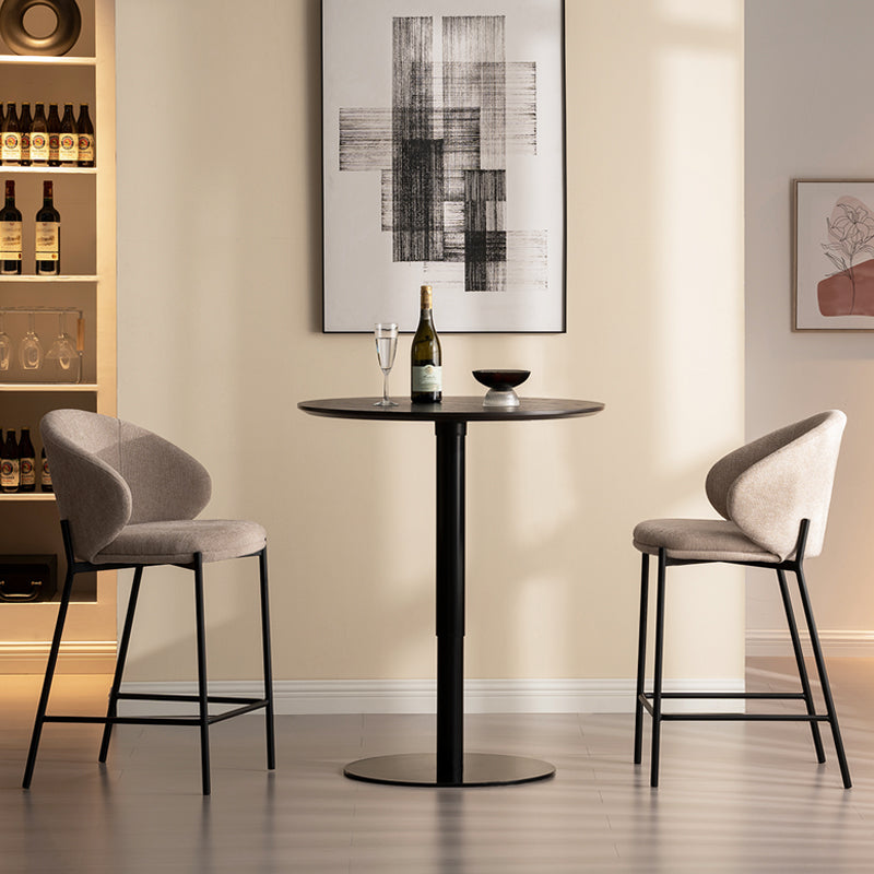 Sgabelli da bar Bard [Set da 1] [Tessuto in lino] [65 cm]