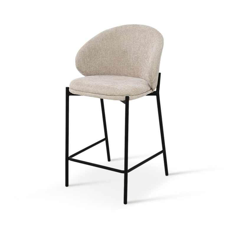 Sgabelli da bar Bard [Set da 1] [Tessuto in lino] [65 cm]