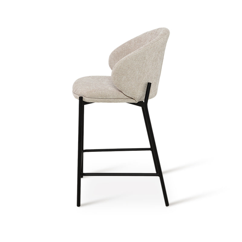 Sgabelli da bar Bard [Set da 1] [Tessuto in lino] [65 cm]