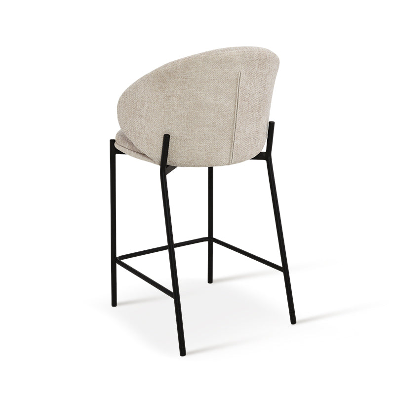 Sgabelli da bar Bard [Set da 1] [Tessuto in lino] [65 cm]