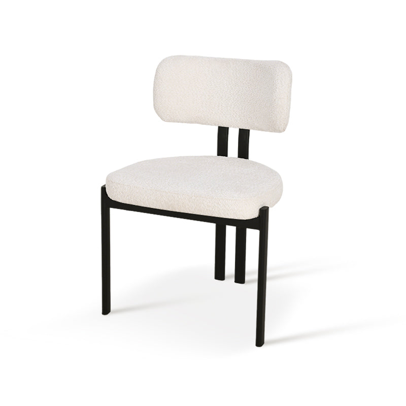 Sedie da pranzo Mabel [set di 2] [tessuto bouclé]