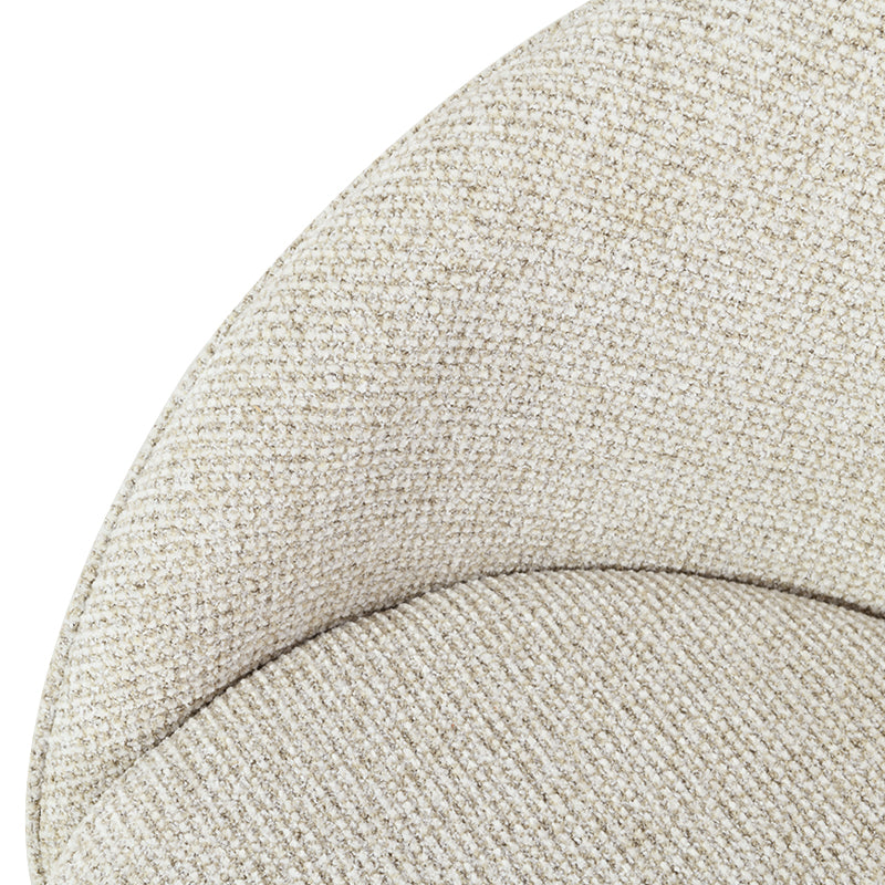 Tavolo da pranzo rotondo Tiana e 2 poltrone da pranzo girevoli a 360° Paislee [Set da pranzo]