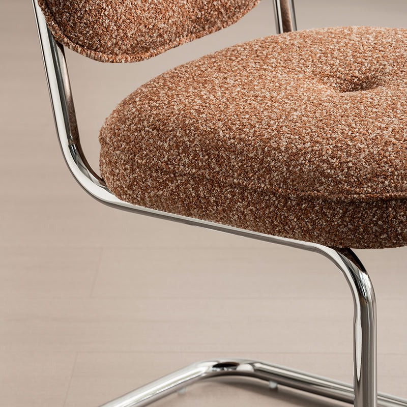 Sedia da pranzo Danica [set da 1] [ [tessuto bouclé][argento]
