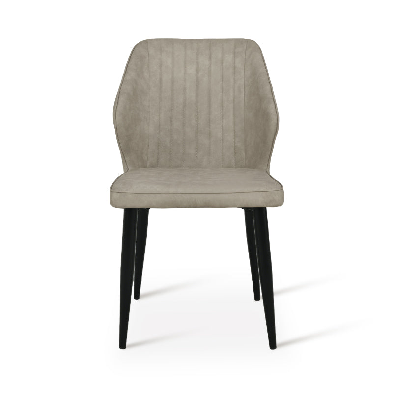 Sedie da pranzo Aleena [set di 2] [ecopelle] [marrone] [beige]