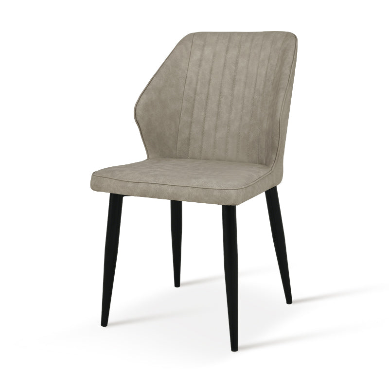 Sedie da pranzo Aleena [set di 2] [ecopelle] [marrone] [beige]