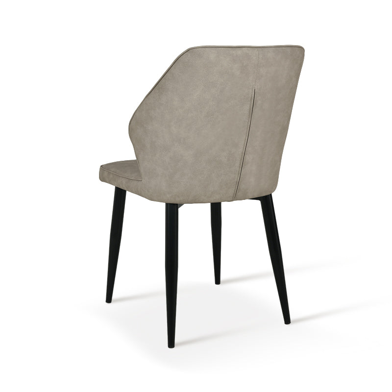 Sedie da pranzo Aleena [set di 2] [ecopelle] [marrone] [beige]