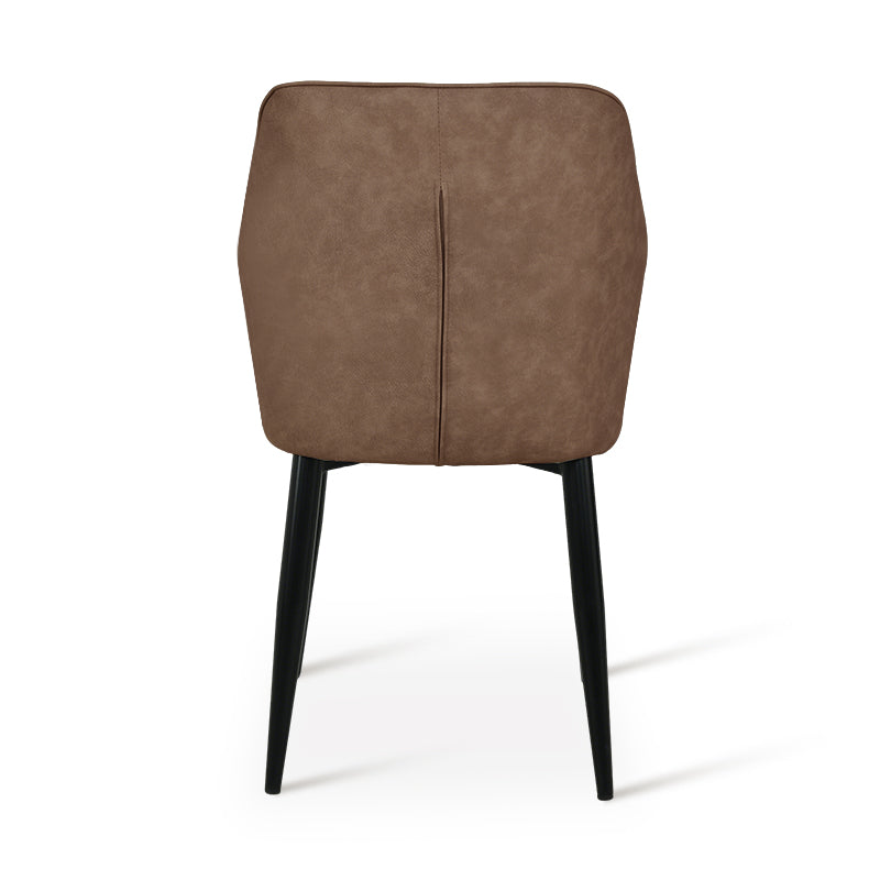 Sedie da pranzo Aleena [set di 2] [ecopelle] [marrone] [beige]