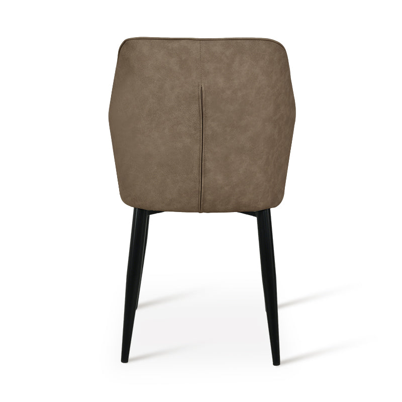 Sedie da pranzo Aleena [set di 2] [ecopelle] [marrone] [beige]