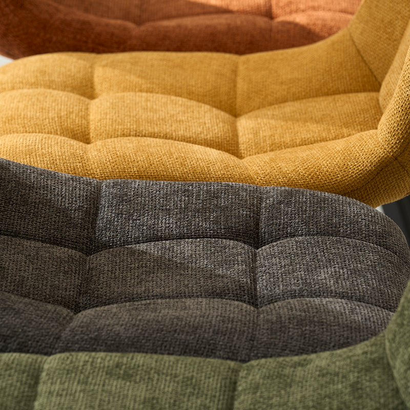 Sedie da pranzo Aoife Sleek [set di 2] [Tessuto effetto lino]