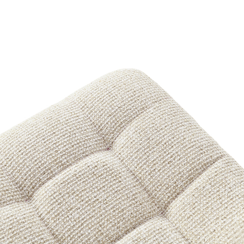 Sedie da pranzo Aoife Sleek [set di 2] [tessuto di lino] [gambe in metallo di quercia]
