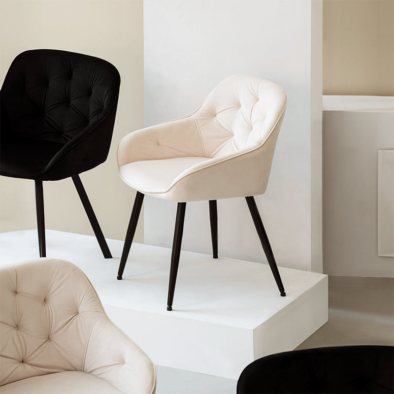 Sedie Con Braccioli Keaton [set di 2] [Velluto]