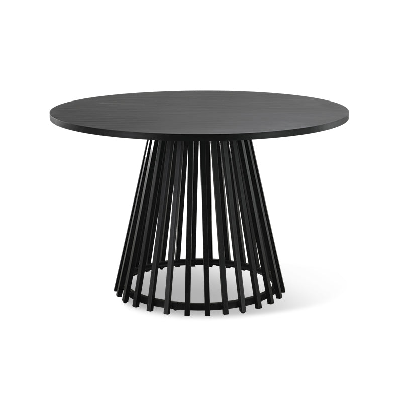Tavolo da Pranzo Rotondo Veronica e 4 Sedie da Pranzo Yasin [Set da Pranzo]