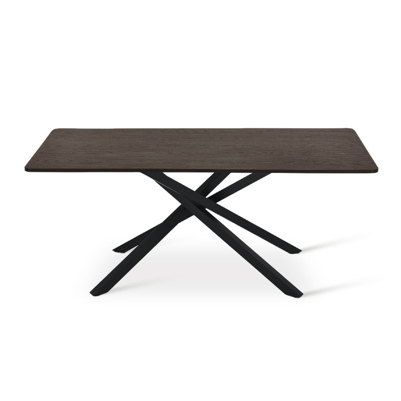 Tavolo da pranzo rettangolare Thalia [Legno nero o noce] [180 cm]