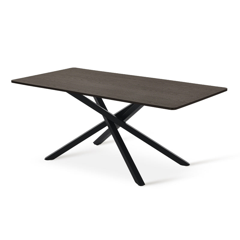Tavolo da pranzo rettangolare Thalia [Legno nero o noce] [180 cm]