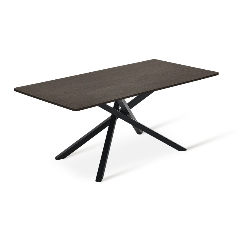 Tavolo da pranzo rettangolare Thalia [Legno nero o noce] [180 cm]