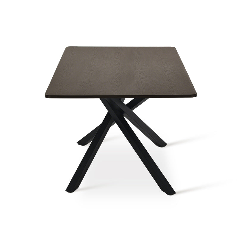 Tavolo da pranzo rettangolare Thalia [Legno nero o noce] [180 cm]