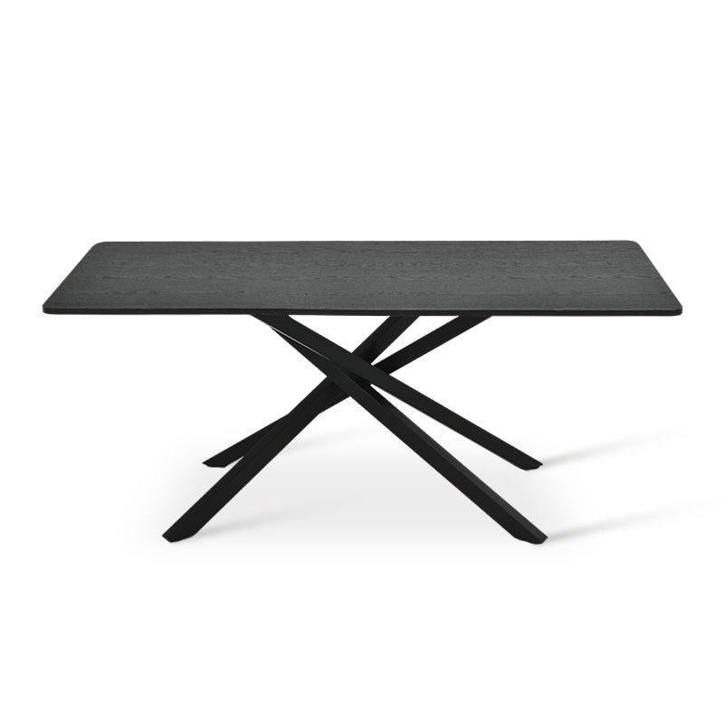 Tavolo da pranzo rettangolare Thalia [Legno nero] [180 cm]