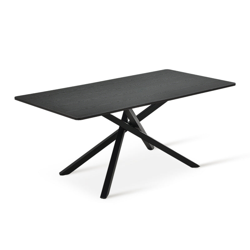 Tavolo da pranzo rettangolare Thalia [Legno nero] [180 cm]