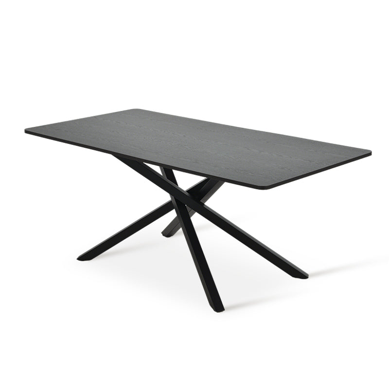 Tavolo da pranzo rettangolare Thalia [Legno nero] [180 cm]