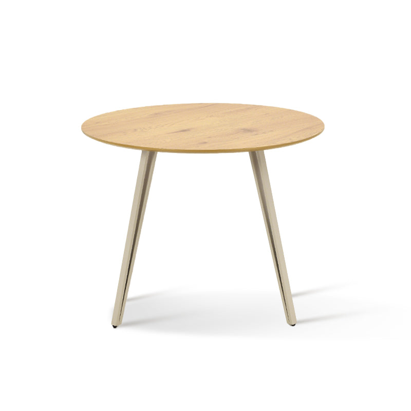 Tavolo da pranzo rotondo Fareeha [Legno nero] [100 cm]