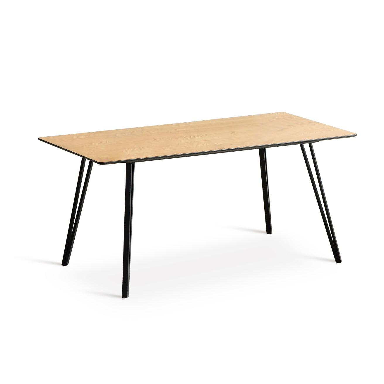 Tavolo da pranzo rettangolare Fareeha [Colore legno] [160 cm]