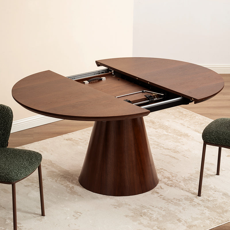 Tavolo da pranzo rotondo allungabile Jude [120-160 cm]
