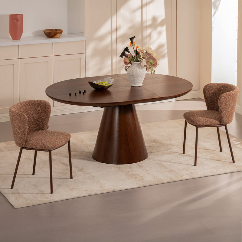 Tavolo da pranzo rotondo allungabile Jude [120-160 cm]