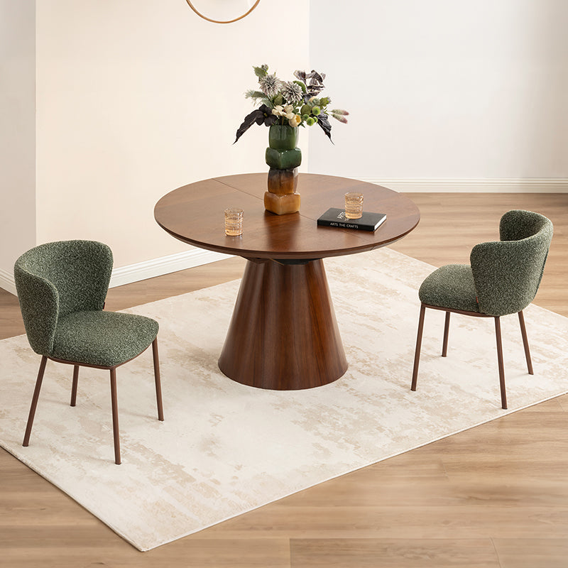 Tavolo da pranzo rotondo allungabile Jude [120-160 cm]