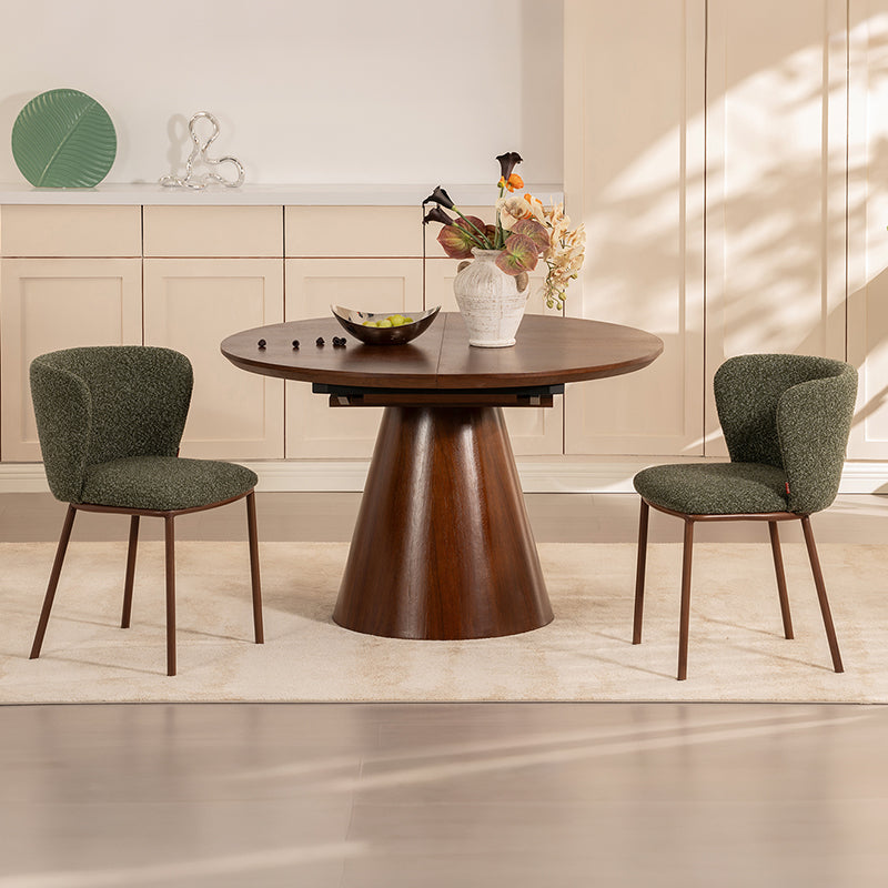 Tavolo da pranzo rotondo allungabile Jude [120-160 cm]
