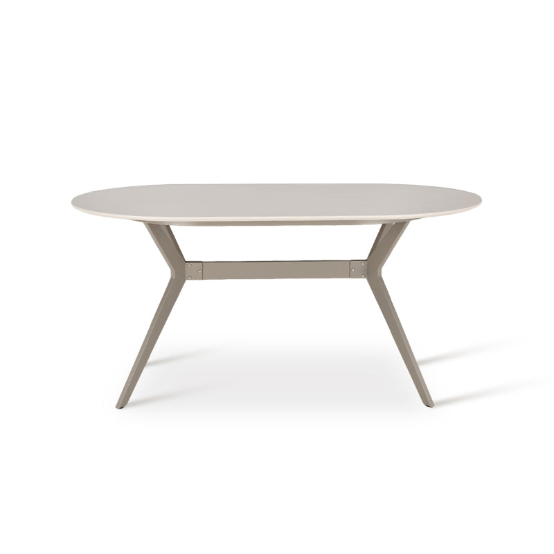 Tavolo da pranzo Judit ovale [Beige] [160 cm]