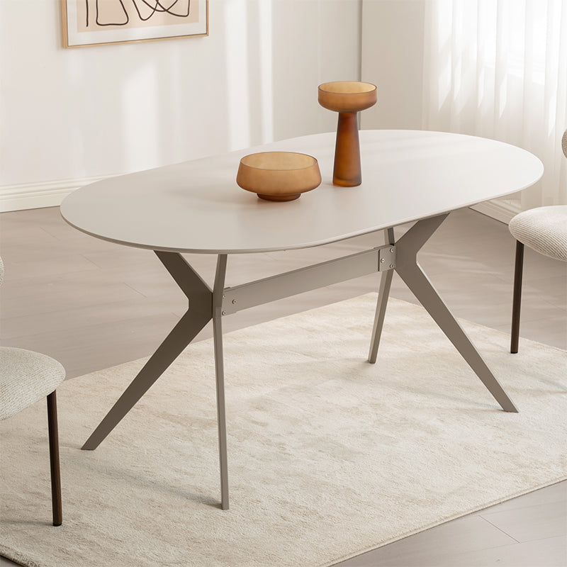 Tavolo da pranzo Judit ovale [Beige] [160 cm]
