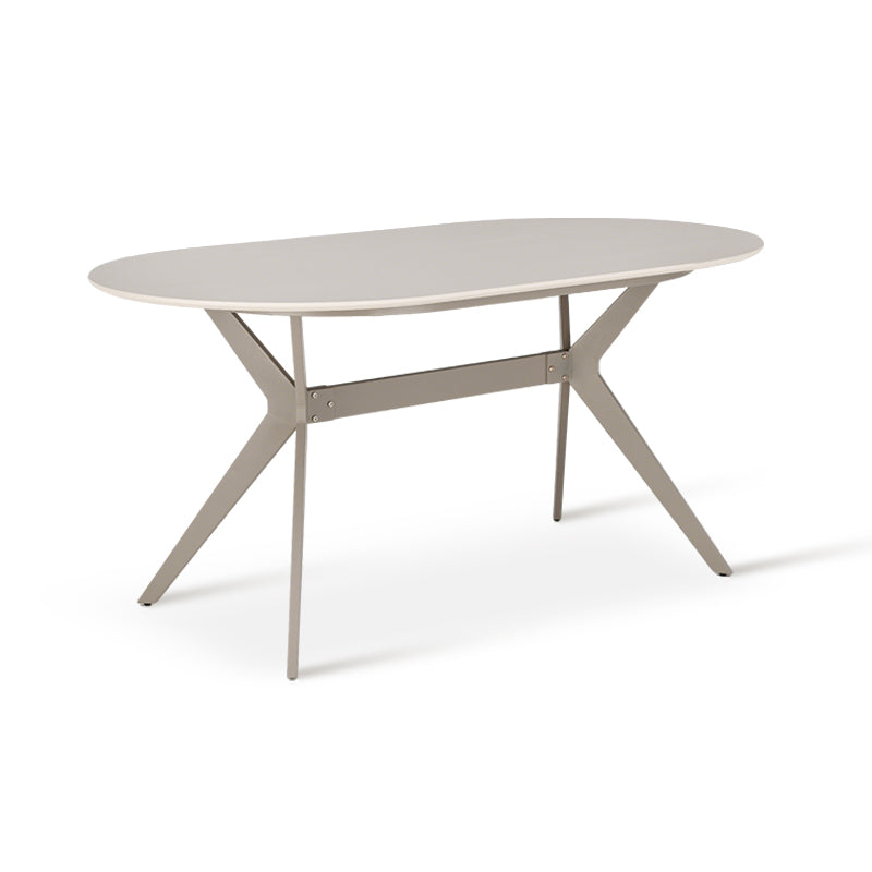 Tavolo da pranzo Judit ovale [Beige] [160 cm]