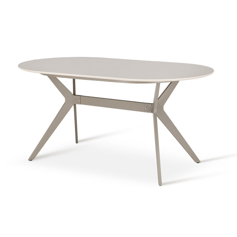 Tavolo da pranzo Judit ovale [Beige] [160 cm]