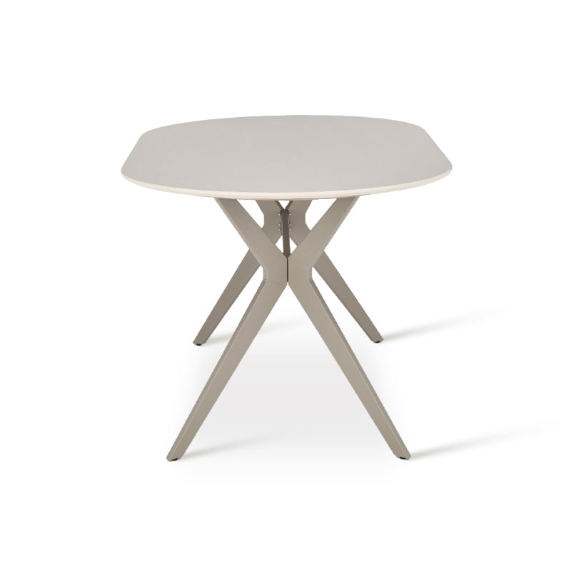 Tavolo da pranzo Judit ovale [Beige] [160 cm]