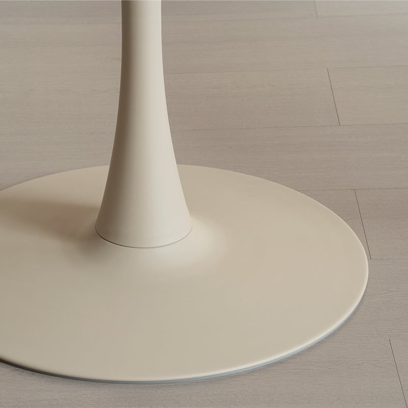 Tavolo da pranzo rotondo Tiana e 2 poltrone da pranzo girevoli a 360° Paislee [Set da pranzo]